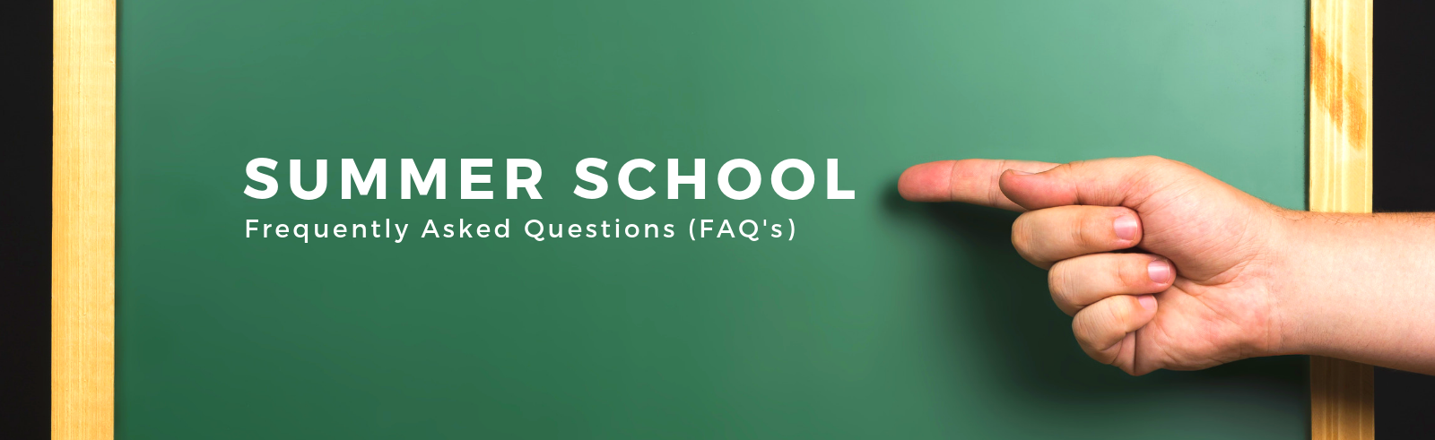 Frequently Asked Questions Page Banner