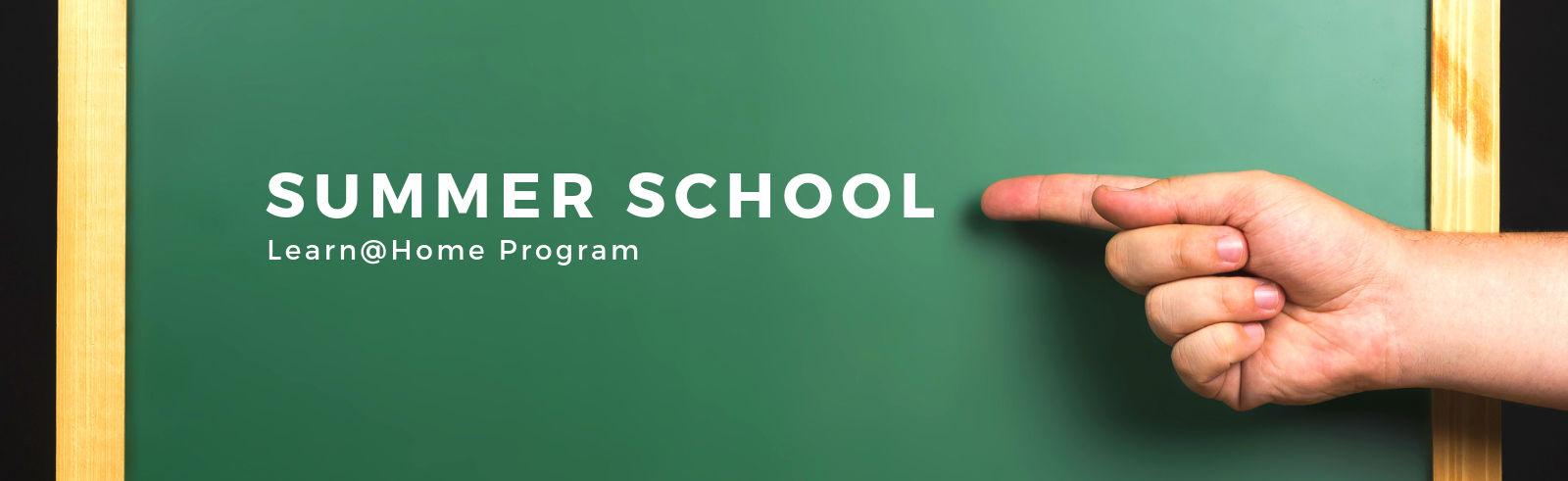 Learn at Home Summer School Page Banner