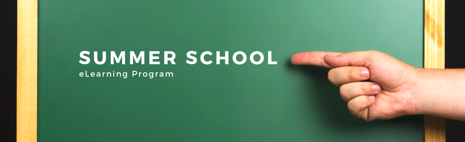 Summer School - eLearning Program Page Banner 