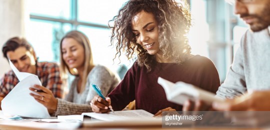 Women sitting in a classroom